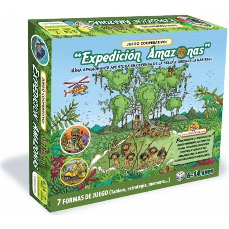 Expedición Amazonas - Juego cooperativo - 6-14 años